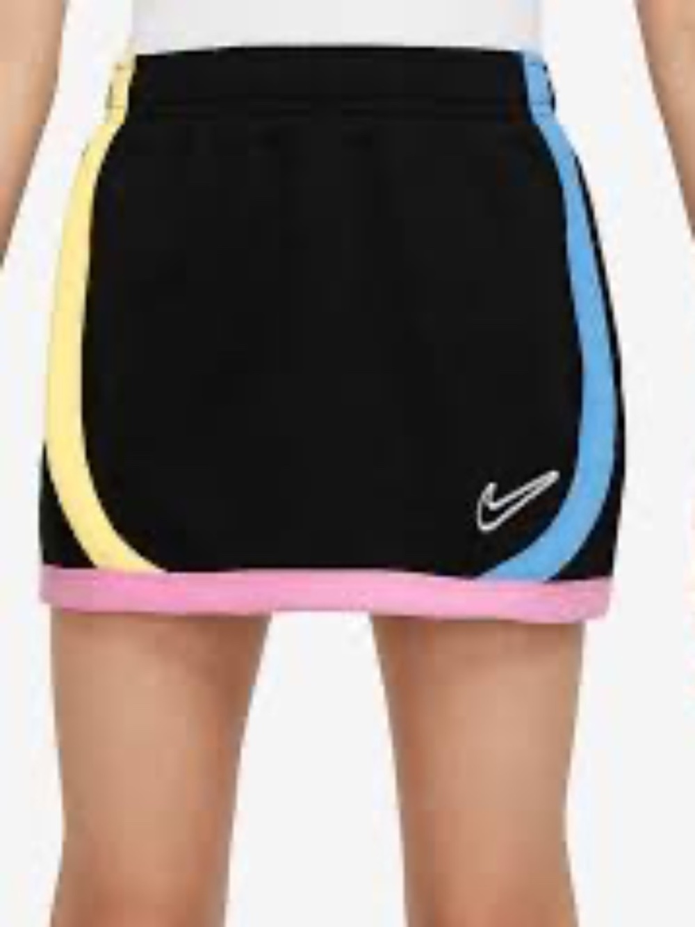 Nike Retro Rewind Girls Black Scooter Skirt with Built-In Shorts – Size 6/7